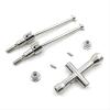 Compatible with SCY 16101 16102 16103 16201 Pro 1/16 RC Car Upgrades Replacement Parts Rear CVD Drive Shaft Set RC Assortment view 2