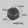 Rc Parts For Sledge 1/8 Metal Diff Lock Differential Locker Spool RC Car Upgrade Parts Accessories Repair Replacement(Black) view 2