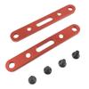 Aluminum Alloy Suspension Arm Mount Front & Rear RC Car Upgrades Parts ARA320589 ARA320590 for Arrma 1/8 Mojave 4X4 4S BLX (Red) view 2