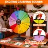 24 Inch Prize Wheel,Tabletop Heavy Duty Spinning Wheel for Prizes, Prize Wheel Spinner with Stand & 12 Slots & Dry Erase & Eraser for Party, Carnival, Trade Show, Classroom Activities,Spinning Game view 2