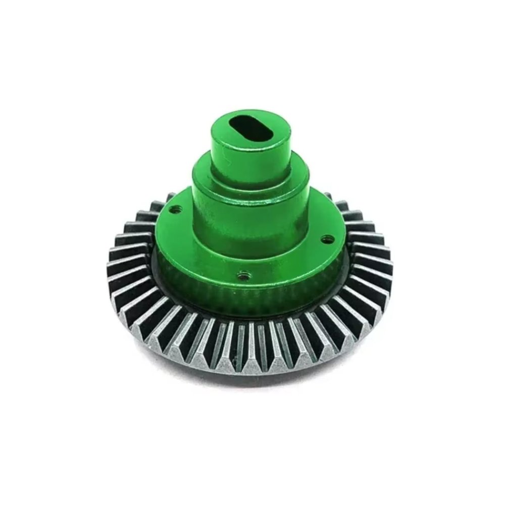 Compatible with HSP 94180 180009 1/10 RC for Rock Crawler Upgrade Parts Accessories Aluminum Connect Box W Gear 38T RC Assortment(Green)