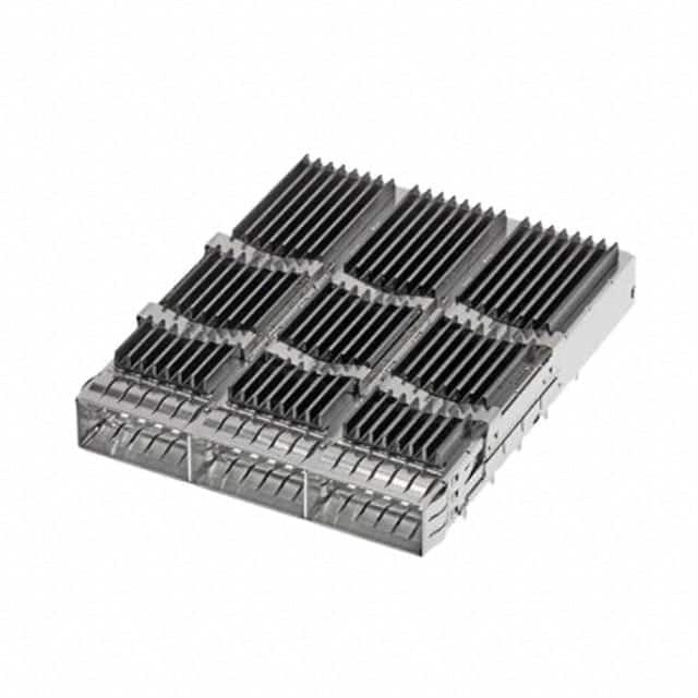 Molex/Waldom, 203369-1347, QSFP-DD CAGE Assembly 1-by-3 SAN FIN Heat Sink (2 Item/s)