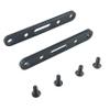 Aluminum Alloy Suspension Arm Mount Front & Rear RC Car Upgrades Parts ARA320589 ARA320590 for Arrma 1/8 Mojave 4X4 4S BLX(Black) view 2