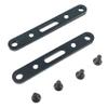 Aluminum Alloy Suspension Arm Mount Front & Rear RC Car Upgrades Parts ARA320589 ARA320590 for Arrma 1/8 Mojave 4X4 4S BLX(Black) view 4