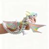 3D Printed Wyvern Dragon with Wings Multi-Jointed Movable Simulation Model Gift Desktop Ornaments Toys (Pink) view 2