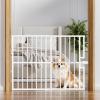10-Second Quick Install Pressure Mounted Dog Gate for Pets and Kids,Adjustable 29'' to 43'' Wide Metal Pet Gate for Doorways Stairs,No Drilling,Expandable,36'' Tall Indoor Portable Safety Baby Gate view 1