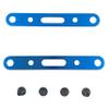 Aluminum Alloy Suspension Arm Mount Front & Rear RC Car Upgrades Parts ARA320589 ARA320590 for Arrma 1/8 Mojave 4X4 4S BLX (Blue) view 4