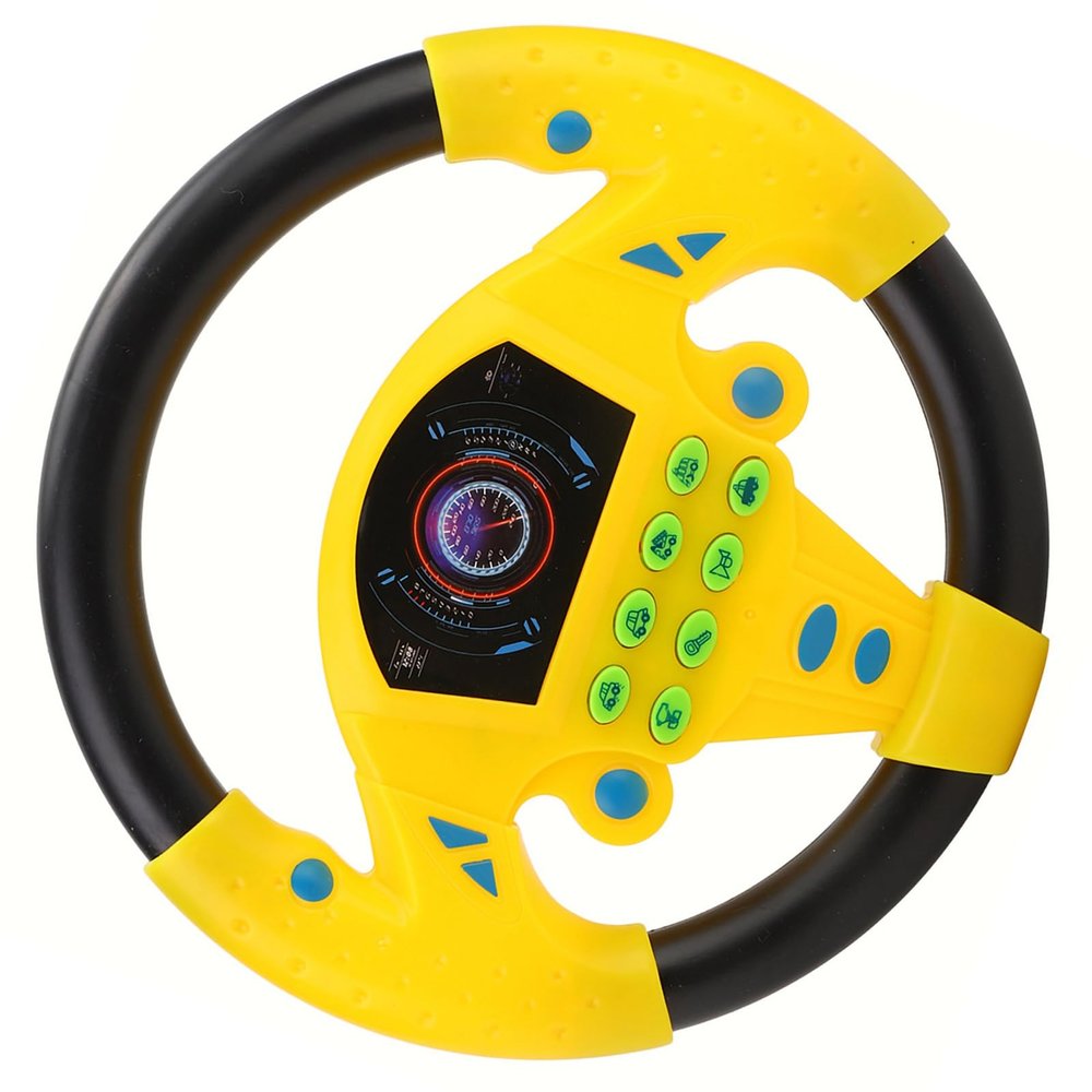 Cryfokt Steering Wheel Tool, Attractive Great (Yellow)