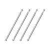 Aluminum 7075-T6 Alloy Upper Link Bar Set for LOSI 1/8 LMT 2.0 Grave Digger 4X4 Solid Axle Brushless Monster Truck-LOS04028 Upgrades - Silver view 1