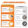 2 Set Sports Card Storage Boxes 3150 Count Bulk Card Trading Cards Collection Box Cardboard Card Storage Box for Card Game Baseball Card Sorting Tray Cases Cards with 10 Dividers Collector view 4