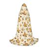 Lbdrdy Cute Honey Bee And Sunflower Hooded Cape Witch Cloak Halloween Costume Blanket Cosplay Party Decor For Teenagers view 1