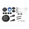 20CrMnTi Steel Main Gear 50T 1.0 + Aluminum 7075 Alloy Center Complete Differential for Arrma 1:8 KRATON 6S / Outcast/Talion/Notorious / 1:7 Mojave 6S / FIRETEAM/Big Rock - Blue view 2