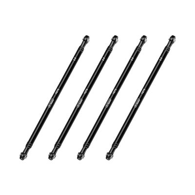 Aluminum 7075-T6 Alloy Upper Link Bar Set for LOSI 1/8 LMT 2.0 Grave Digger 4X4 Solid Axle Brushless Monster Truck-LOS04028 Upgrades - Black