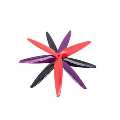 4-Piece Polycarbonate Triple Propellers 7040 8040 1050 for Mark4 Drone 7 Inch 8 Inch 10 Inch V2 FPV RC (7040 Black)