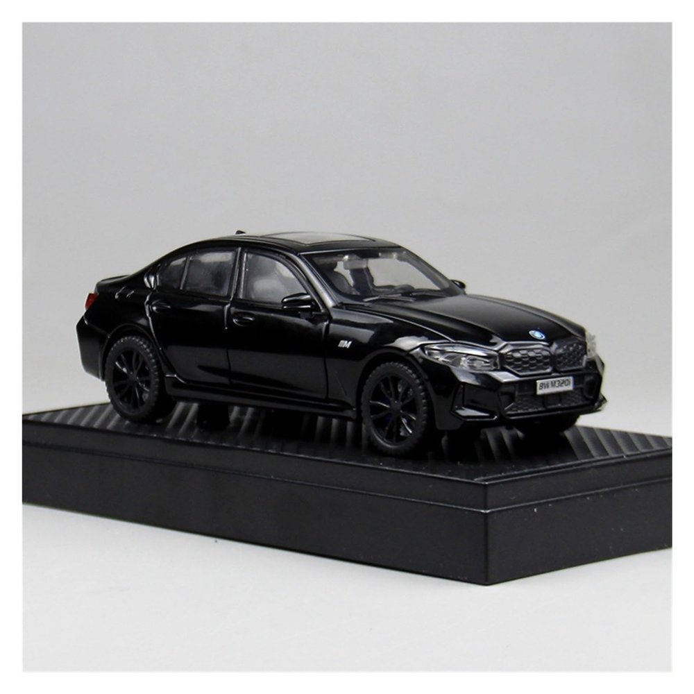 1:32 for Luxury 3 Series Diecasts Metal Toy Vehicles Model Car Adult Boy Static Ornaments(Black)
