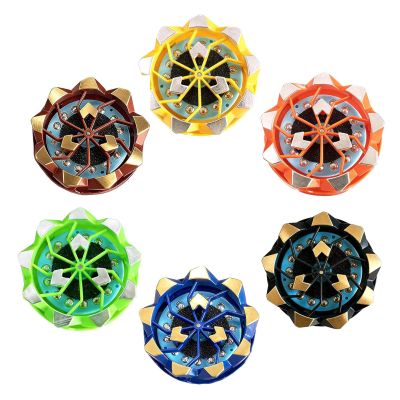 Handheld Fireworks GyroscopeFireworks Fingertip Gyro,Cool Flashing Spinning ToysLuminous Spinning Gyroscope Battle Decompression Toy (6PCS)