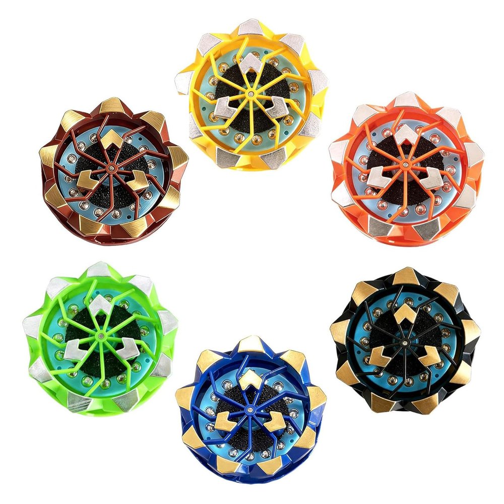Handheld Fireworks GyroscopeFireworks Fingertip Gyro,Cool Flashing Spinning ToysLuminous Spinning Gyroscope Battle Decompression Toy (6PCS)