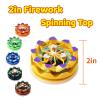 Handheld Fireworks GyroscopeFireworks Fingertip Gyro,Cool Flashing Spinning ToysLuminous Spinning Gyroscope Battle Decompression Toy (6PCS) view 2