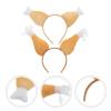 ABOOFAN 2pcs Thanksgiving Headband Turkey Leg Hair Band Turkey Drumsticks Hair Accessories for Women Adult Thanksgiving Party Supplies view 3