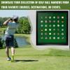 100 Golf Ball Marker Display Case Magnetic 15.5" W x 16.5" H Wall Mounted 98% UV Protection Acrylic & Wooden Frame Magnetic Back Panel for Golf Collectors view 2