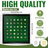 100 Golf Ball Marker Display Case Magnetic 15.5" W x 16.5" H Wall Mounted 98% UV Protection Acrylic & Wooden Frame Magnetic Back Panel for Golf Collectors view 3