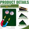 100 Golf Ball Marker Display Case Magnetic 15.5" W x 16.5" H Wall Mounted 98% UV Protection Acrylic & Wooden Frame Magnetic Back Panel for Golf Collectors view 4