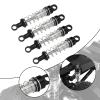4Pcs Shock Absorbers Dampers 60mm Metal Hydraulic RC Shocks for MN78 MN98V2 MN82 MN168 D90 1/12 Scale Vehicle Parts- Black view 2
