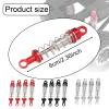 4Pcs Shock Absorbers Dampers 60mm Metal Hydraulic RC Shocks for MN78 MN98V2 MN82 MN168 D90 1/12 Scale Vehicle Parts- Black view 3