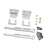 1/12 Frame Chassis Upgrade Kit Aluminum Alloy RC Rear Axle Metal Parts for MN82Pro MN82 MN82S RC Vehicle- Silver view 1