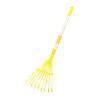 Leaf Rake for Kids Gardening Tools 76cm Portable Compact Detachable Easy to Use Practical Metal for Leaves for Boys Girls view 1