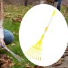 Leaf Rake for Kids Gardening Tools 76cm Portable Compact Detachable Easy to Use Practical Metal for Leaves for Boys Girls view 4