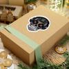 ColorFlow | Sugar Skull DJ Sticker Turntables Eyes Colorful Mixer Forehead Vinyl Music Skull Decal Waterproof Festival Art view 3