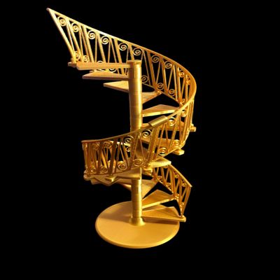 1/12 Scale Dolls House Furniture, Spiral Staircase kit