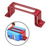 Aluminum Alloy Servo Mount Bracket Wear Resistant Fixed Frame for RC Airplane UAV Plane Model Aircraft for 995MG- Red view 3