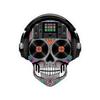ColorFlow | Sugar Skull DJ Sticker Turntables Eyes Colorful Mixer Forehead Vinyl Music Skull Decal Waterproof view 1