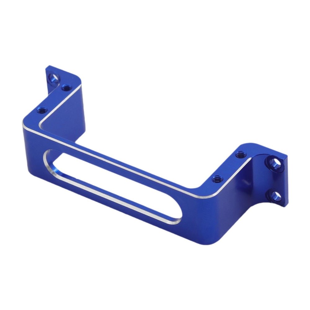 Aluminum Alloy Servo Mount Bracket Wear Resistant Fixed Frame for RC Airplane UAV Plane Model Aircraft for 995MG- Blue