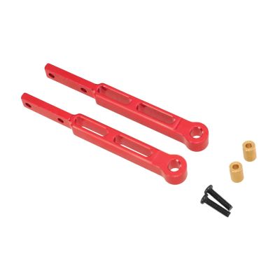 1:12 RC Rear Axle Metal Upgrade Kit Aluminum Alloy Fixing Parts Frame Chassis Components for MN82Pro MN82S MN82- Red