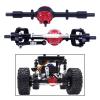 1:16 Scale Front and Rear Axle Set Replacement RC Vehicles Metal Practical Modification Spare Part Front Rear Bridge for C14- Style C view 4