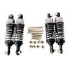 4Pcs RC Shock Absorbers with Screw Replacement Upgrade Metal Dampers for 1/12 1/16 Scale D90 MN78 MN82 C14- Titanium view 1