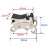 Metal Digging Bucket for Double E E010 / EC160 / E111 RC Hydraulic, Accessory with Teeth for Realistic Digging(Quick Coupler) view 2