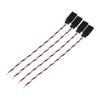4PCS RC Servo Adapter Wire, 1.5mm Male/Female to Plg Converter, 100mm 3-Pin Cable for RC Drift Car Receiver(Type C) view 1