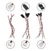 4PCS RC Servo Adapter Wire, 1.5mm Male/Female to Plg Converter, 100mm 3-Pin Cable for RC Drift Car Receiver(Type C) view 3