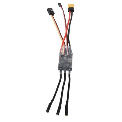 Brushless ESC High Performance 80A Continuous Current Adjustable BEC Output 5.2V to 8.2V Supports 2 6S Lithium Batteries for 1/8 1/10 RC Crawler Cars Axial SCX10