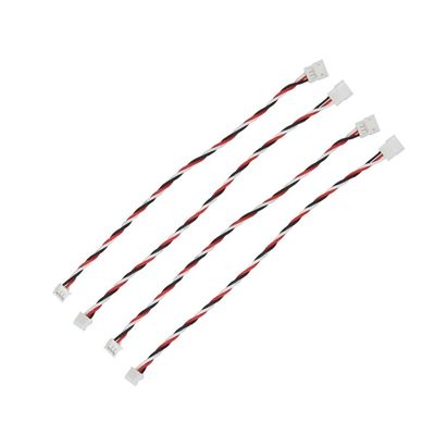 4PCS RC Servo Adapter Wire, 1.5mm Male/Female to Plg Converter, 100mm 3-Pin Cable for RC Drift Car Receiver(Type A)
