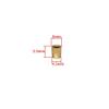 10PCS RC Hydraulic Oil Nozzle Fixed Lock, 3mm Nylon Tubing Copper Cap with Thread, Durable Oil Hoop Part for RC Model view 2