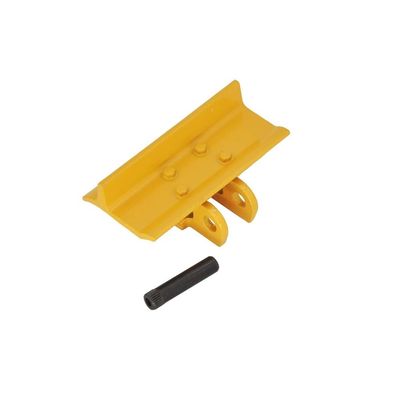 RC Metal Loader Tracks for Hydraulic Engineering Vehicle Bulldozer Model, Yellow Zinc Alloy, 855 Parts with Anti-Slip(1 PCS)