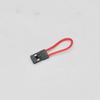 10PCS RC Receiver Binding Plg, 2.4G JR Jumper Cap with Soft Silicone Wire for MR4SF MR4SB Receiver & RC Model(Red and Blue) view 4