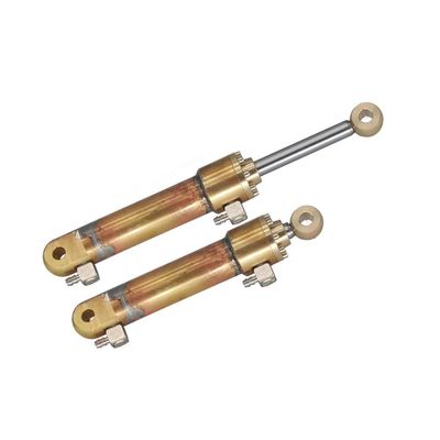 OD 12mm RC Mini Hydraulic Copper Oil Cylinder, 30-130mm Stroke, Brass Actuator for RC Loader, Dump Truck, and(30mm Stroke)