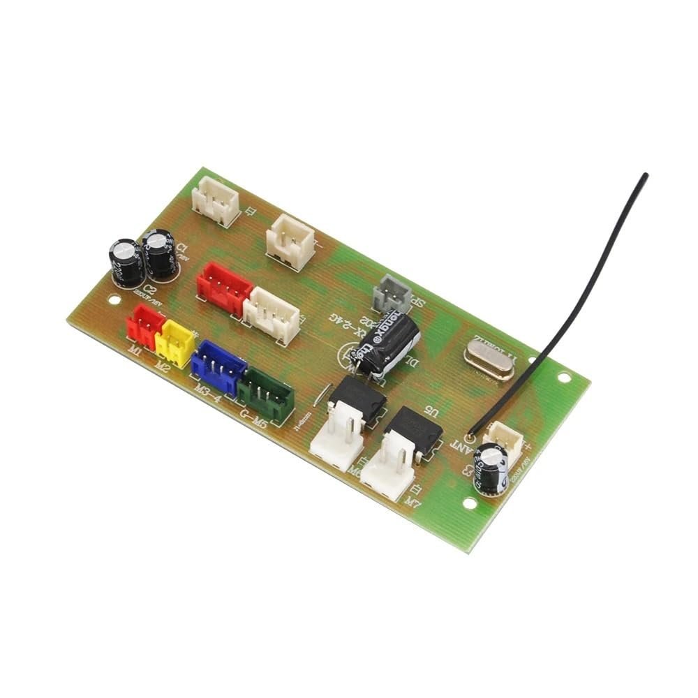 22CH 2.4G Radio Transmitter & Receiver Board Kit for 1594 594 RC Loader, DIY Toy Remote Control Parts(Only Receiver)
