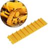 RC Metal Loader Tracks for Hydraulic Engineering Vehicle Bulldozer Model, Yellow Zinc Alloy, 855 Parts with Anti-Slip(10 PCS) view 3